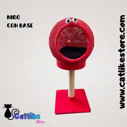 Cama Nido Rascador Con Base Para Gatos Elmo