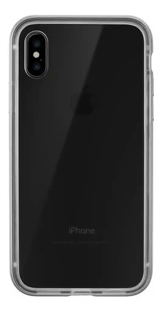 Estuche Para Iphone X Laut Exoframe En Plata