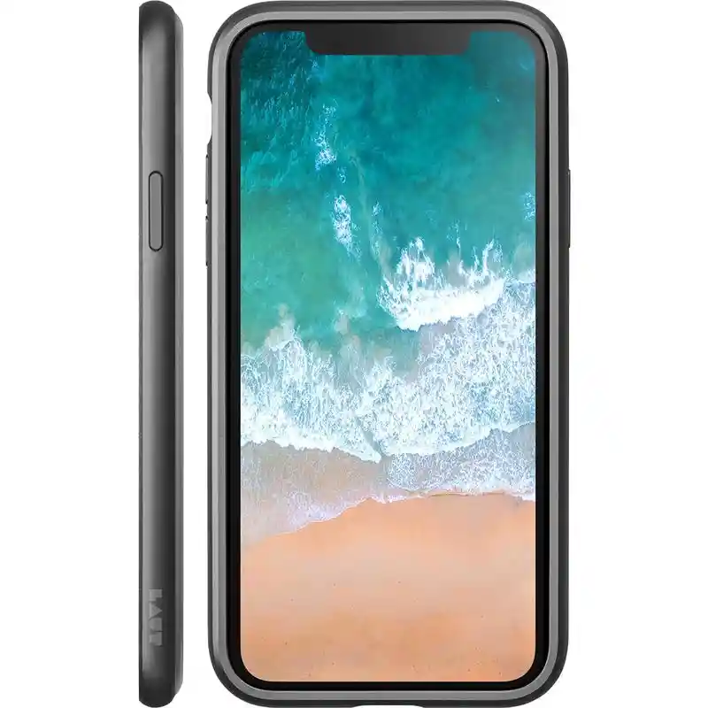 Estuche Para Iphone X Laut Exoframe En Negro