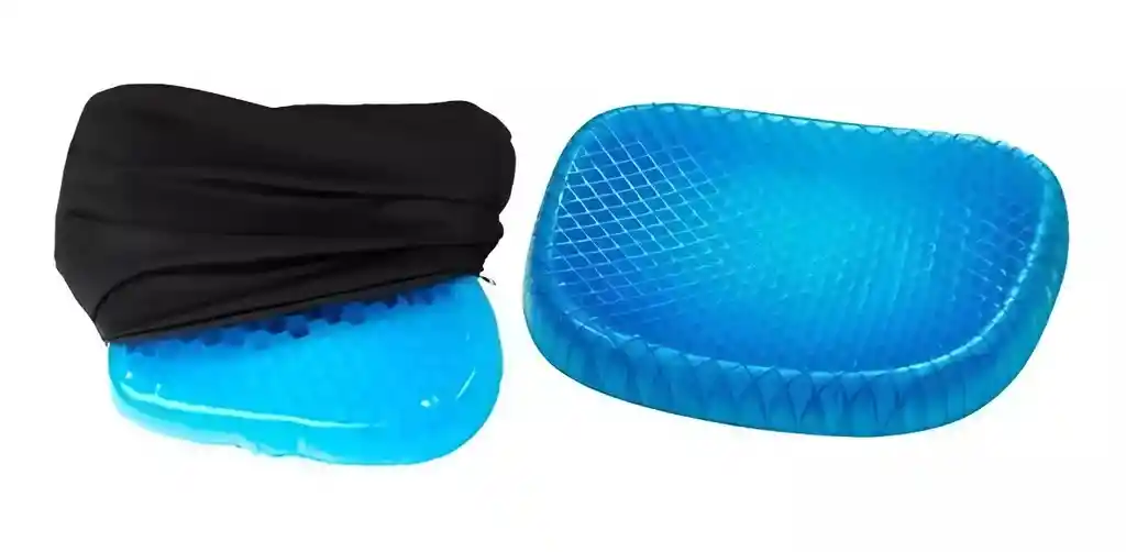 Cojín Silicona Gel Flexible Transparante + Funda Protectora.