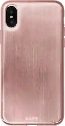 Estuche Para Iphone X Laut Huex Metallics En Oro Rosa