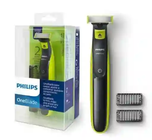 Máquina Afeitadora Philips Oneblade Qp2521/10 Verde Lima Y Gris Marengo 100v/240