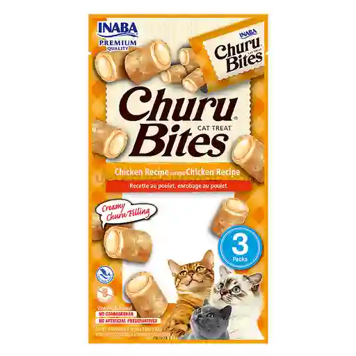 Churu Bites Cat 3 Tubos Naranja