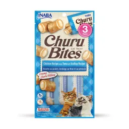 Churu Bites Cat 3 Tubos Azul