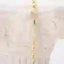 Cadena Oro Aurux Balín Diamantado 5mm De 60 Cm