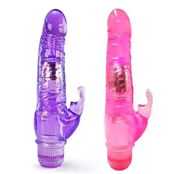 Vibrador Doble Punto G Crystal Rabbit