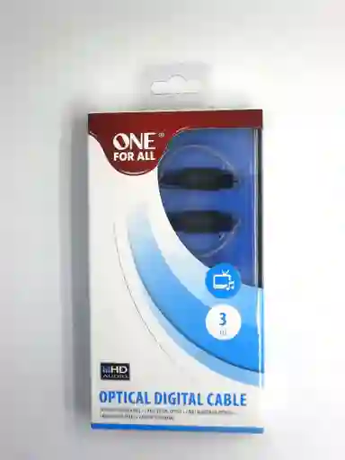 Cable Óptico Digital De 3 Metros Ofa En Negro