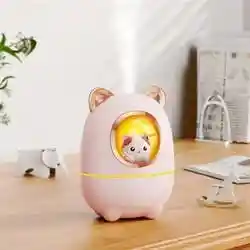 Humidificador De Aire Portátil, Difusor Silencioso De Niebla, Luz Nocturna Usb, Apagado Automático