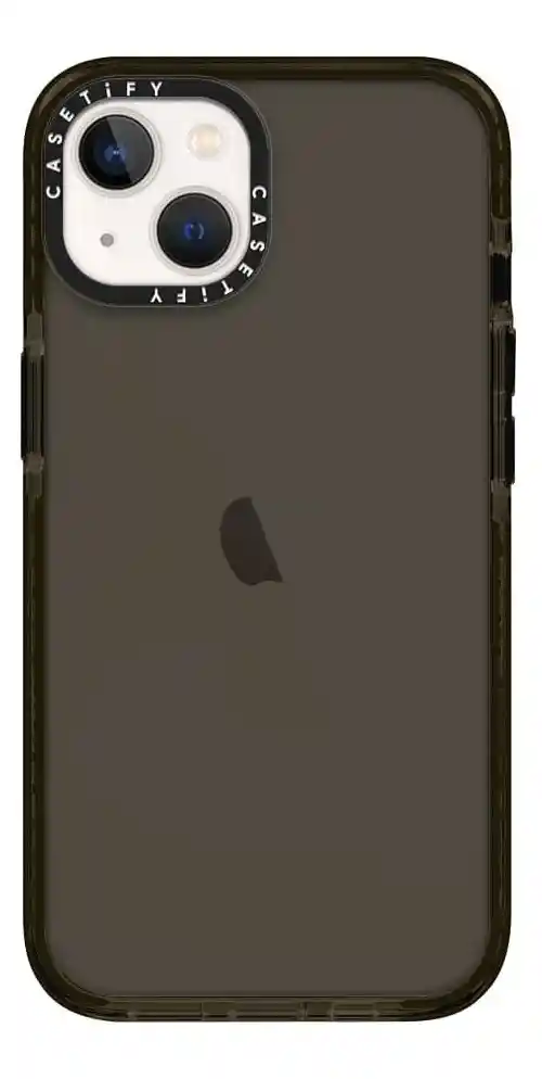 Estuche Antigolpes Para Iphone 13 Casetify En Negro Clear