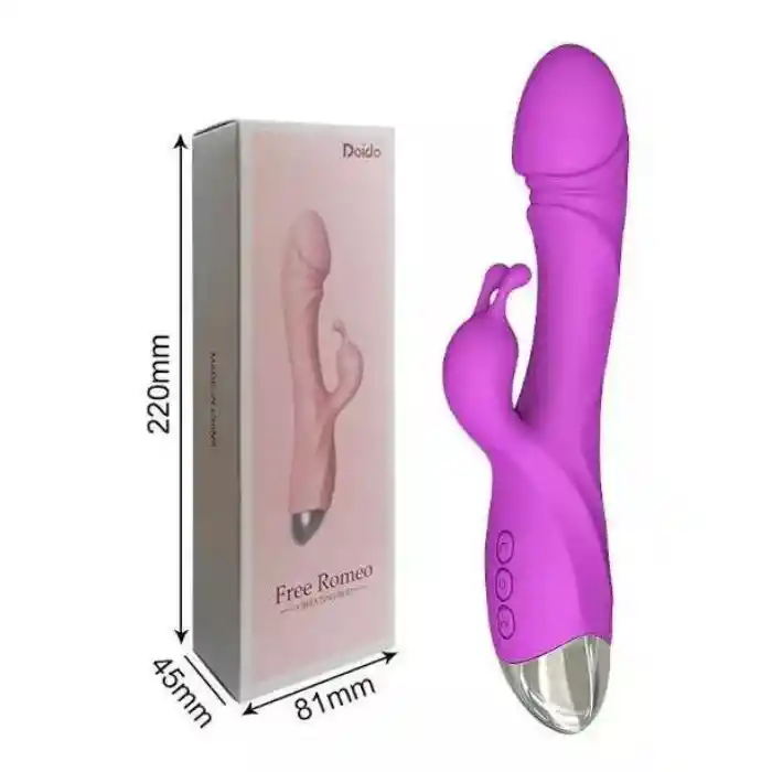 Vibrador Doble Estimulacion De Lujo Romeo