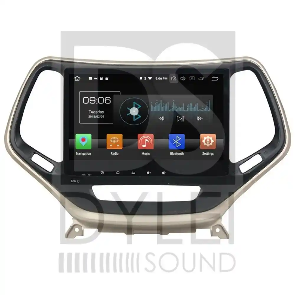 Radio Tipo Original Jeep Cherokee 2015+ Carplay 2gb Ram + 32gb Rom