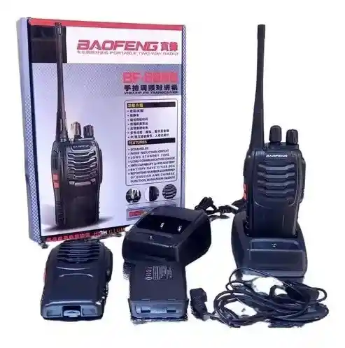 Radio Walkie Talkie Baofeng Bf-888s X2 Bateria 2800mah