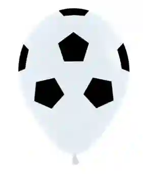 R-12 Globos Bombas Fiesta Sempertex Infinity Balon De Futbol Fashion Blanco X12 Globos