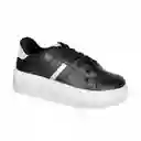 Zapato Dama Calzado Mujer Tenis Casual Karla Chacon Romane - Negro-35