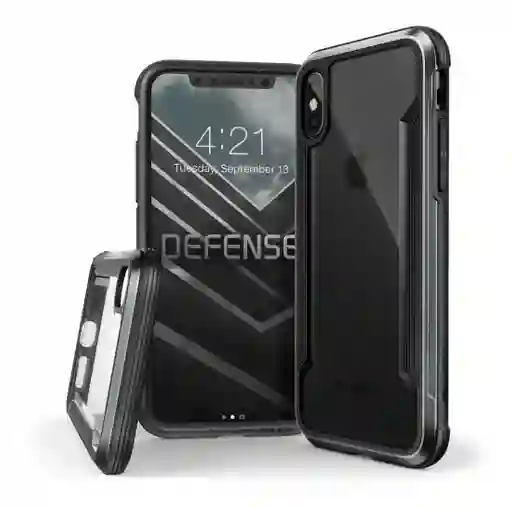 Estuche Para Iphone Xs / X X-doria Defense Shield En Negro