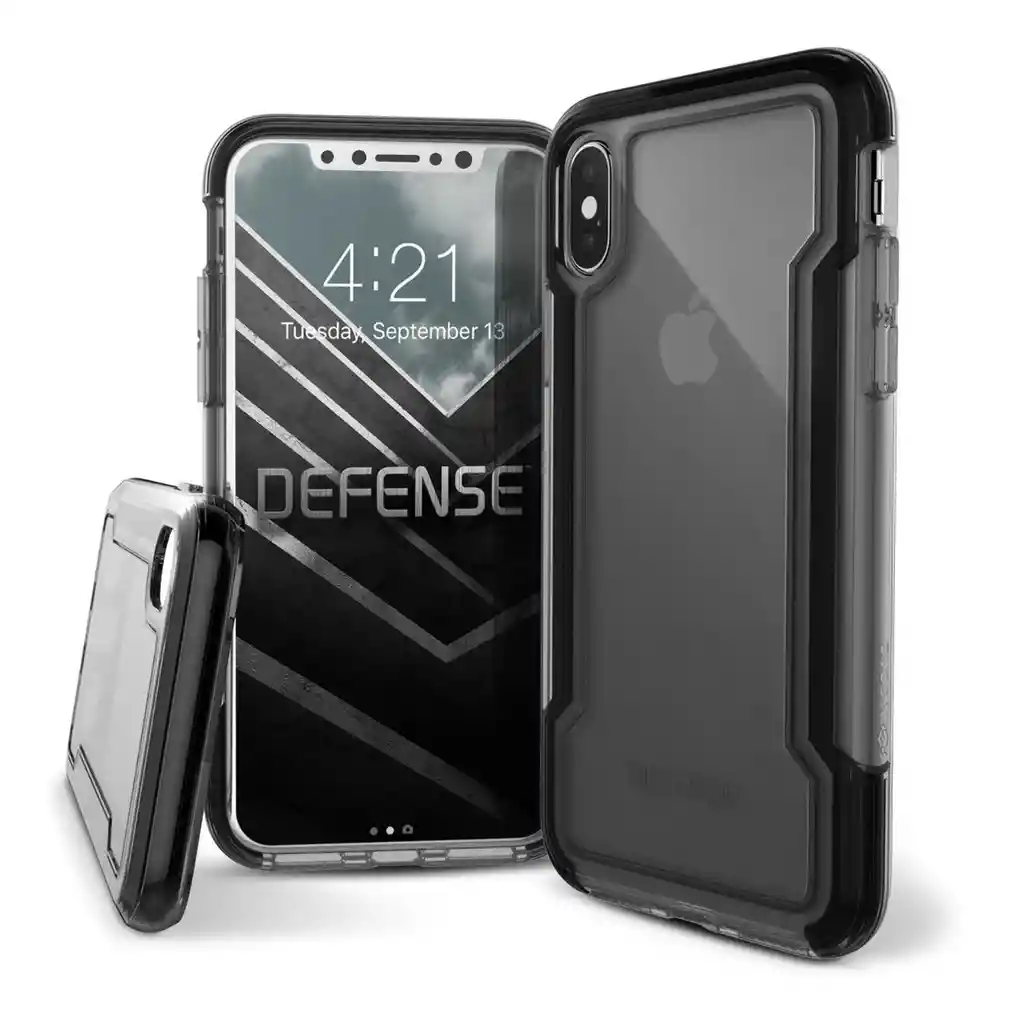 Estuche Para Iphone Xs / X X-doria Defense Clear En Negro