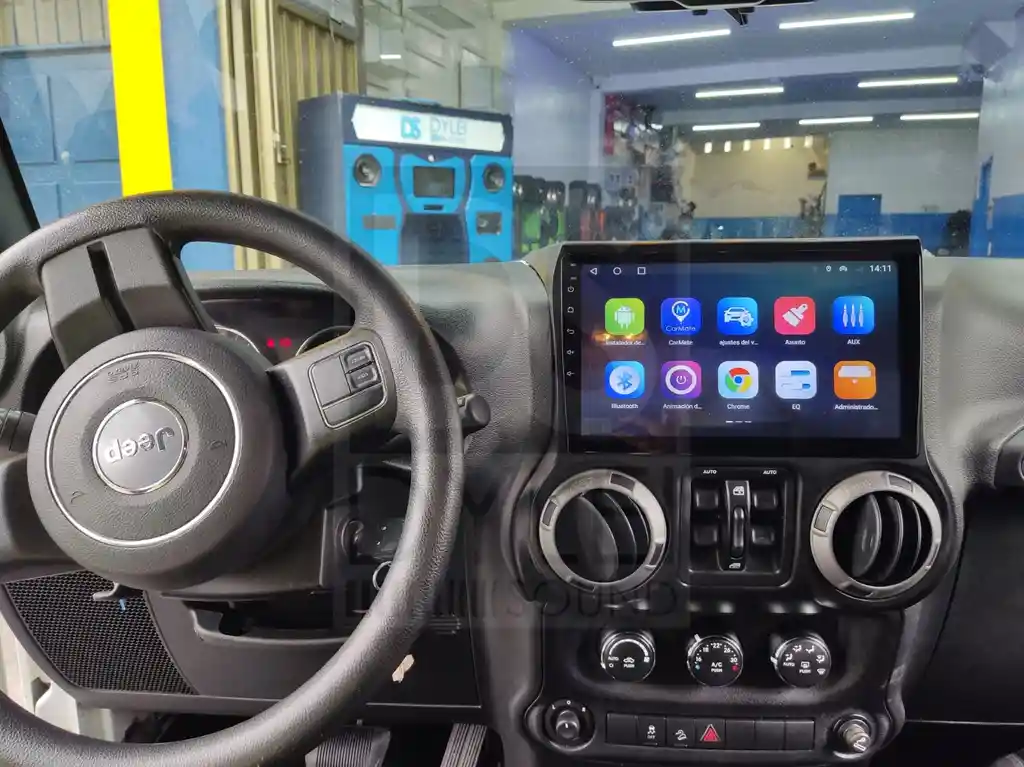 Radio Tipo Original Jeep Wrangler-rubicon 2011-2017 Carplay 2gb Ram + 32gb Rom