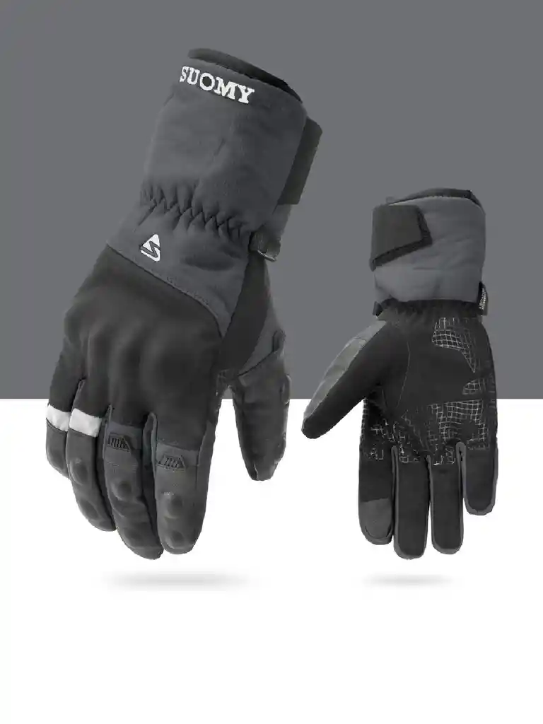 Guante Para Motociclistas Marca Suomy Su07 100% Impermeable