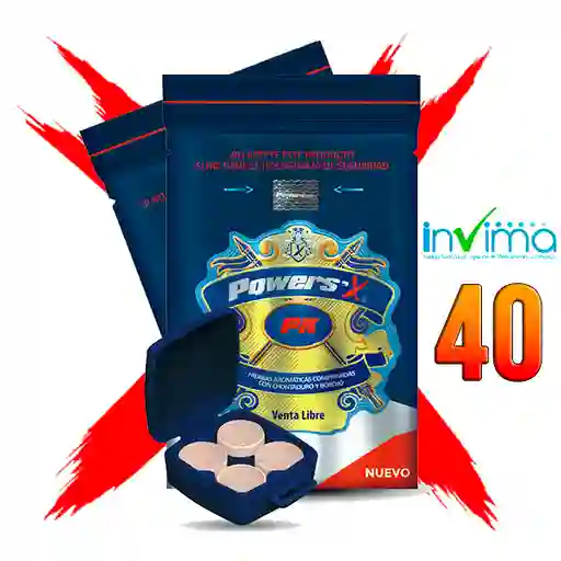 Potenciador X 40 Pene Duro Viagra Power Sex American Booster Potenciador Masculino Fuerte Erección