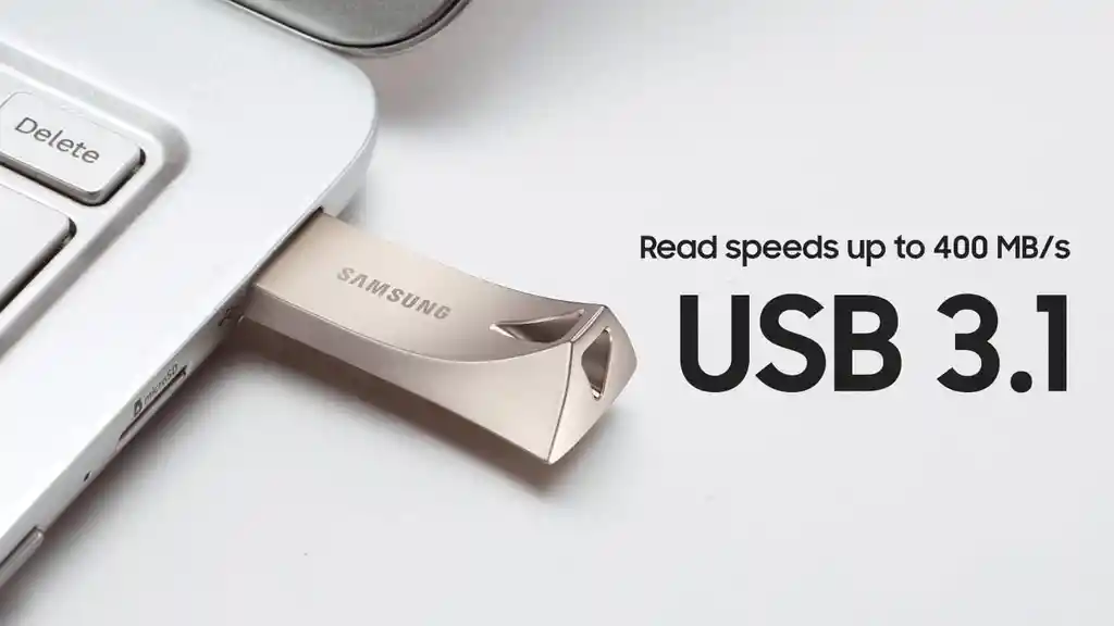 Memoria Usb 256gb 3.1 Rapida Metalica Samsung Videos 4k