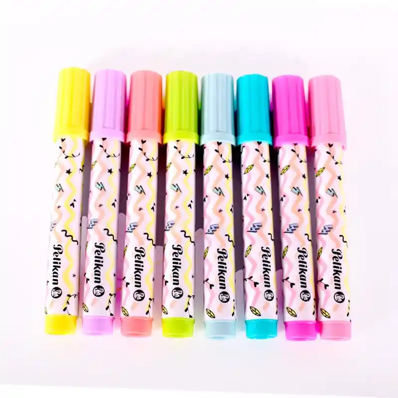 Plumones Pastel X 8 Unidades - Colorella Star Jumbo Pelikan