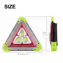 Triangulo De Carretera Led Luz Emergencia Recargable (kit De Carretera)