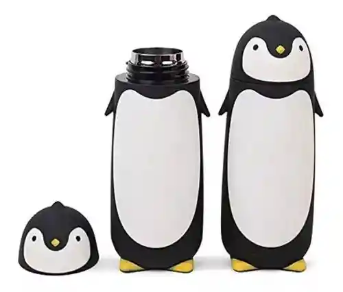 Termo De Acero Inoxidable Pingüino