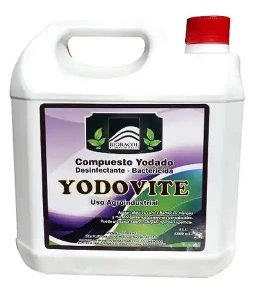 Yodovite X 4 Litros - Fungicida Desinfectante Yodóforo Concentrado