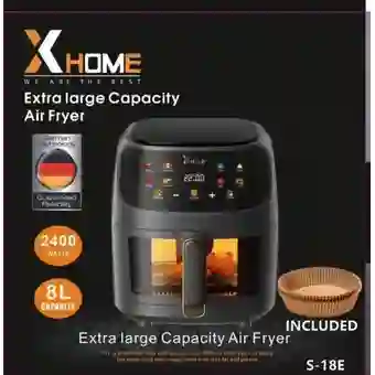 Freidora De Aire Sin Aceite Digital Air Fryer 8 Litros Xhome