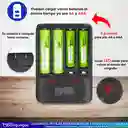 Cargador Baterías Recargables Pilas Aa Aaa Peack Power