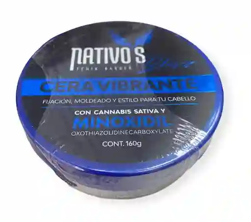 Cera Vibrante Blus Con Cannabis Sativa Nativos X 160g