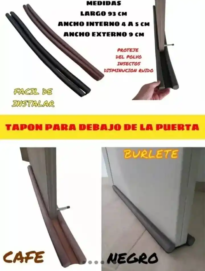 Tapon Para Debajo De La Puerta Protector