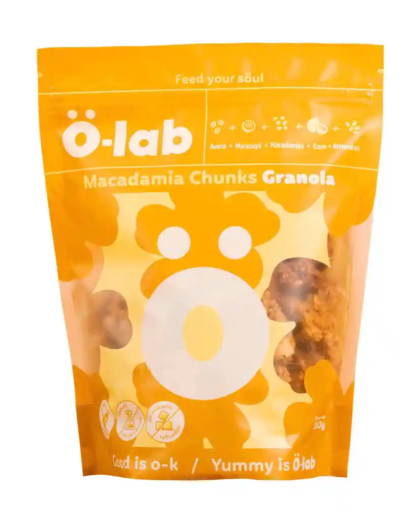 Granola Macadamia Chunks O-lab 350 Gr