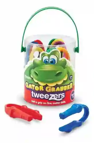 Pinzas Motricifdad Fina Gator Azul