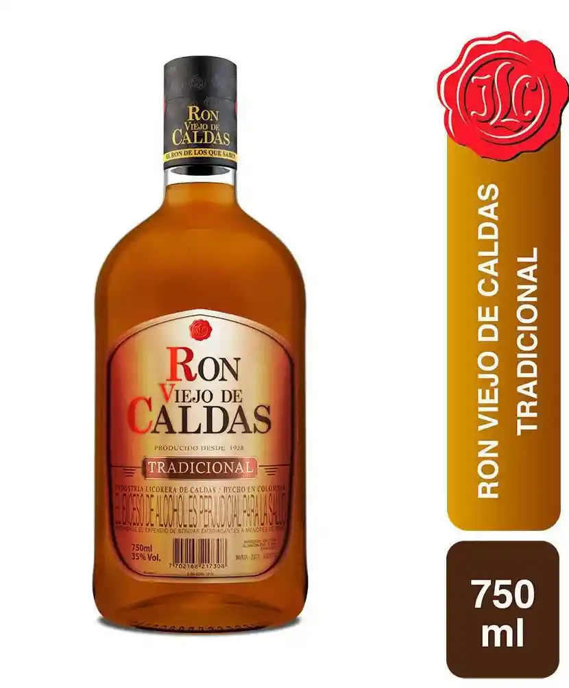 Ron Viejo De Caldas 750ml