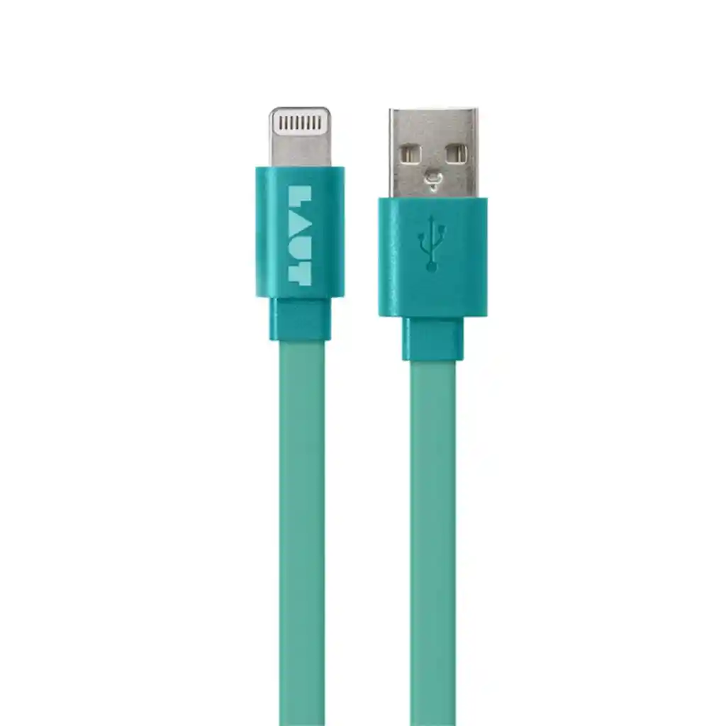 Cable Lightning Plano De 1.2 Metros Laut En Verde