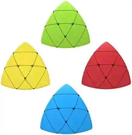 Cubo Mágico Pirámide 3x3 Velocidad, Rompecabezas Cubos Juguetes