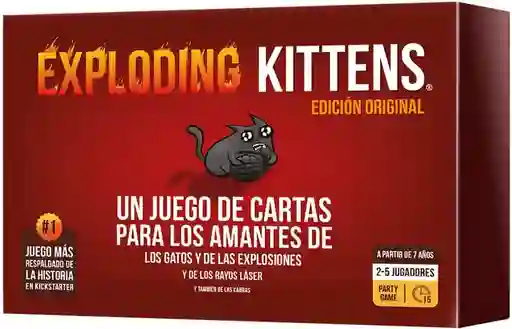 Juego De Mesa Exploding Kittens Original Para Adultos Niños