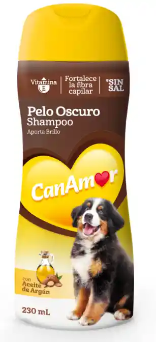  Shampoo  CanAmor  Pelo Oscuro 230 Ml 