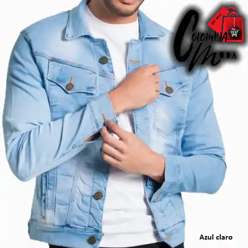 Chaqueta De Jean Slim Fit Para Caballero