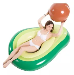 Flotador Inflable Para Piscina Diseño De Aguacate 160 X 125 Cm