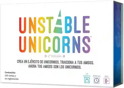 Juego De Mesa Unicornios Inestables Juego Para Adultos Niños