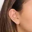 Aretes En Acero Diseño Perla 3 Mm