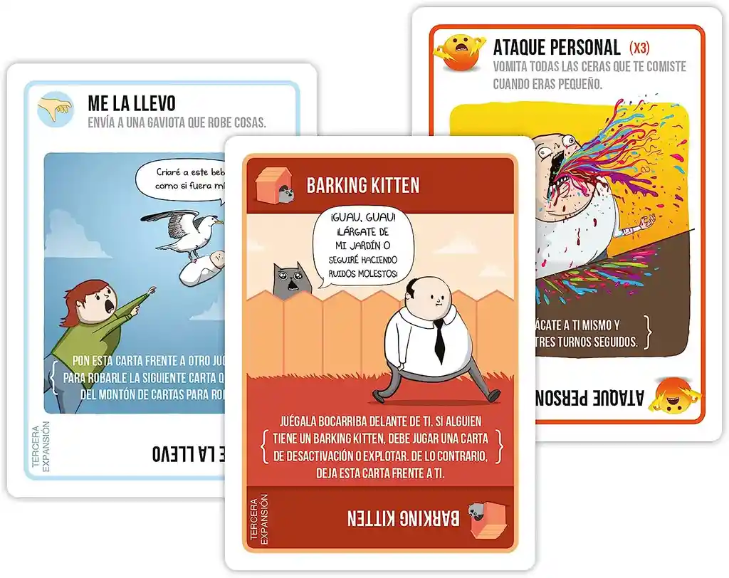 Juego De Mesa Exploding Kitten Expansión Para Adulto Y Niños