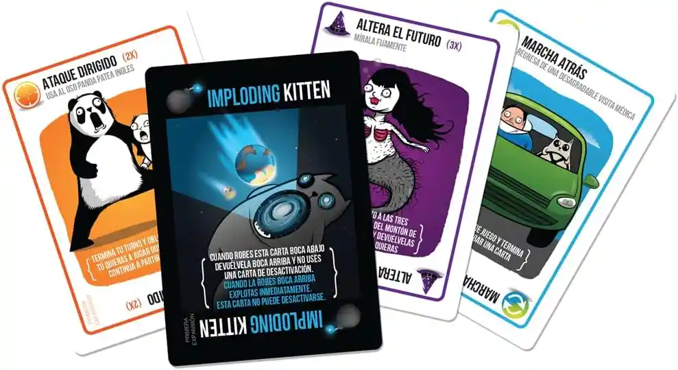 Juego De Mesa Exploding Kittens Expansion Para Adultos Niños