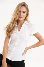 Camisa New Jackie Color Blanco Talla M Ragged