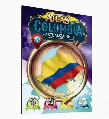 Atlas De Colombia Actualizado 48 Paginas Nika