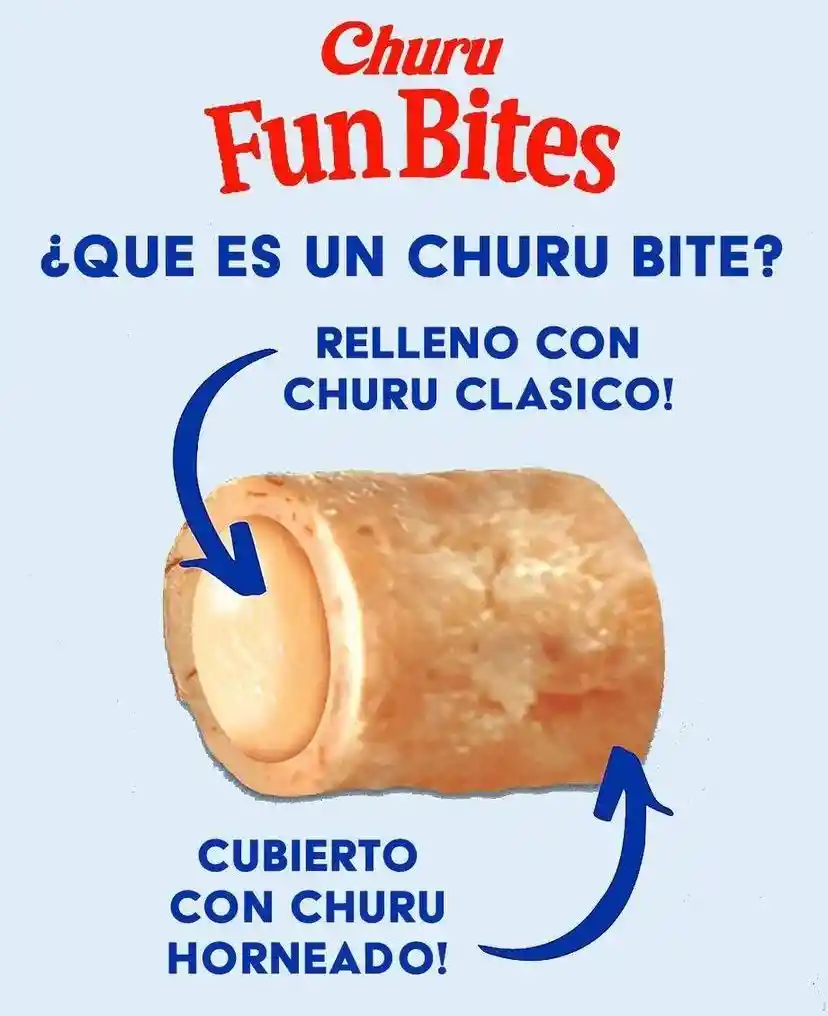 Churu Bites Salmon Y Pollo Para Perro X 1 Sobre