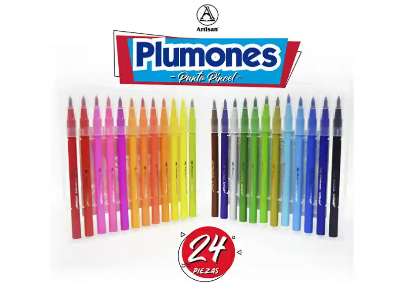 Plumones Artisan X24