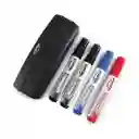 Set Marcadores Borrable Pointer X4 Und + Borrador De Tablero